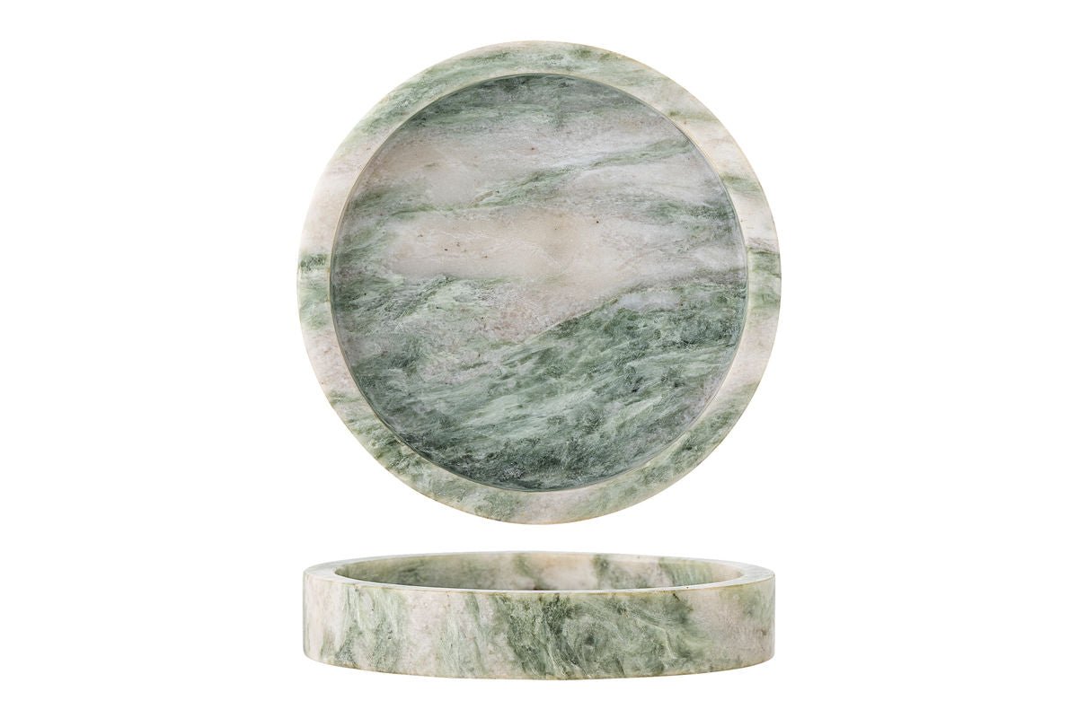 Podnos Daphne – zelený mramor s prirodzenou eleganciou
