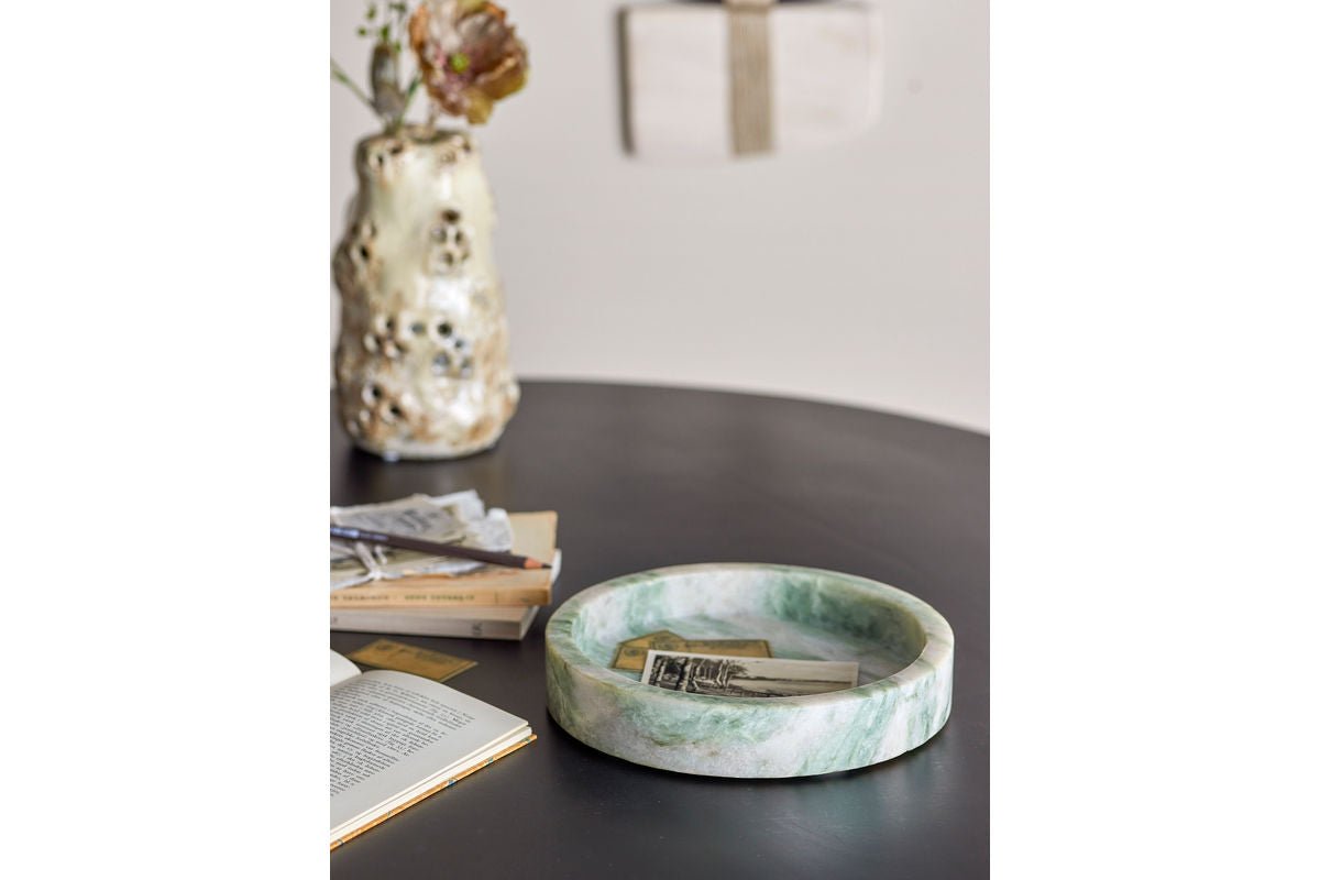 Podnos Daphne – zelený mramor s prirodzenou eleganciou