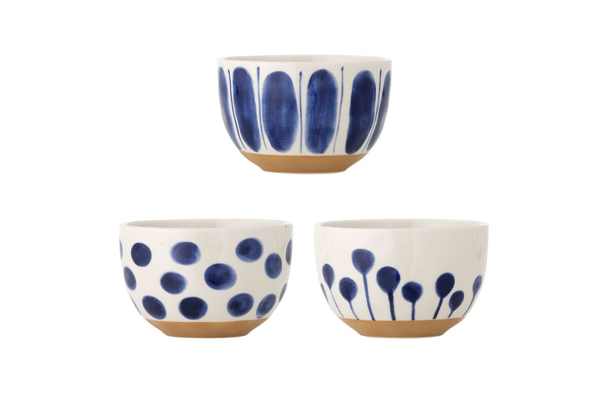 Miska Loréa – vyrobená z kameniny - sada 3 kusov