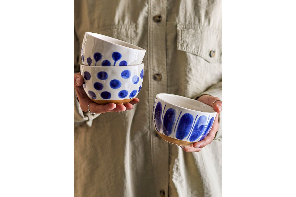 Miska Loréa – vyrobená z kameniny - sada 3 kusov