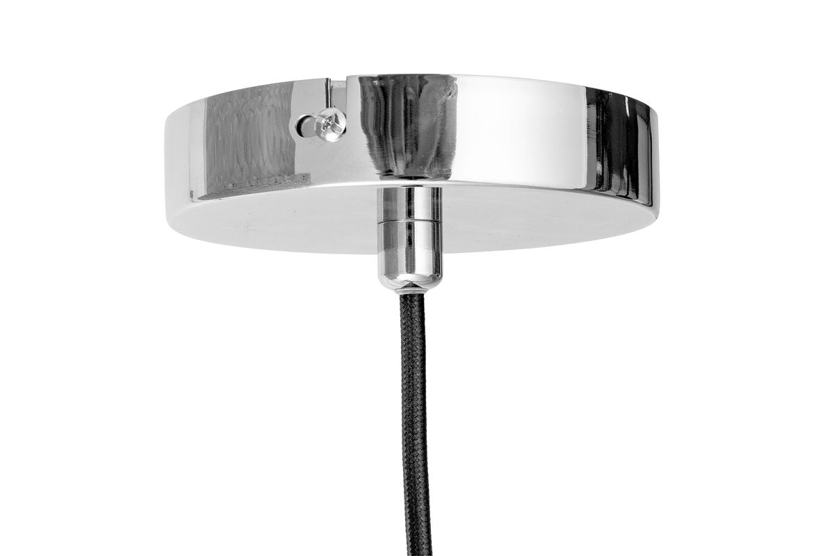 Závesné svietidlo „Silvertwist“ – s textúrou zo skla