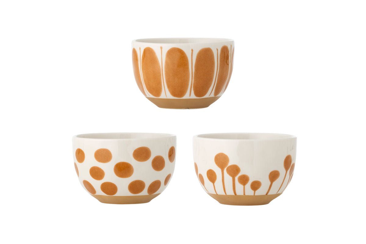 Miska Loréa – vyrobená z kameniny - sada 3 kusov