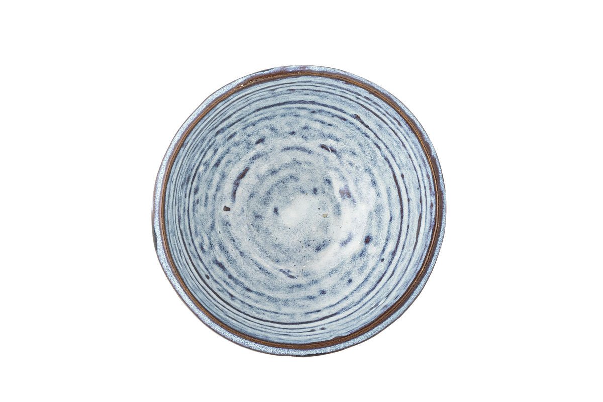 Súprava misiek „Kairox“ – modro-čierna kameninová súprava (4-dielna)