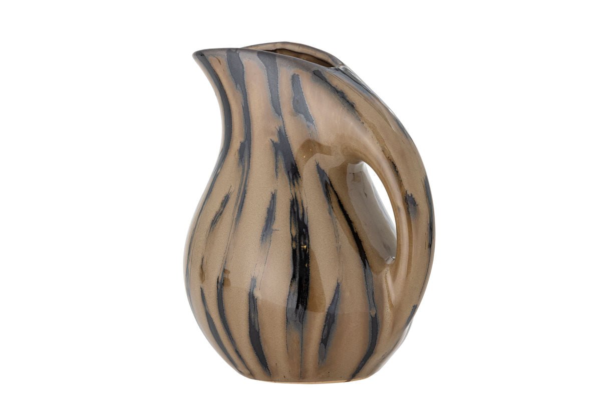 Krug Soren – kamenina s reaktívnou glazúrou v hnedej farbe