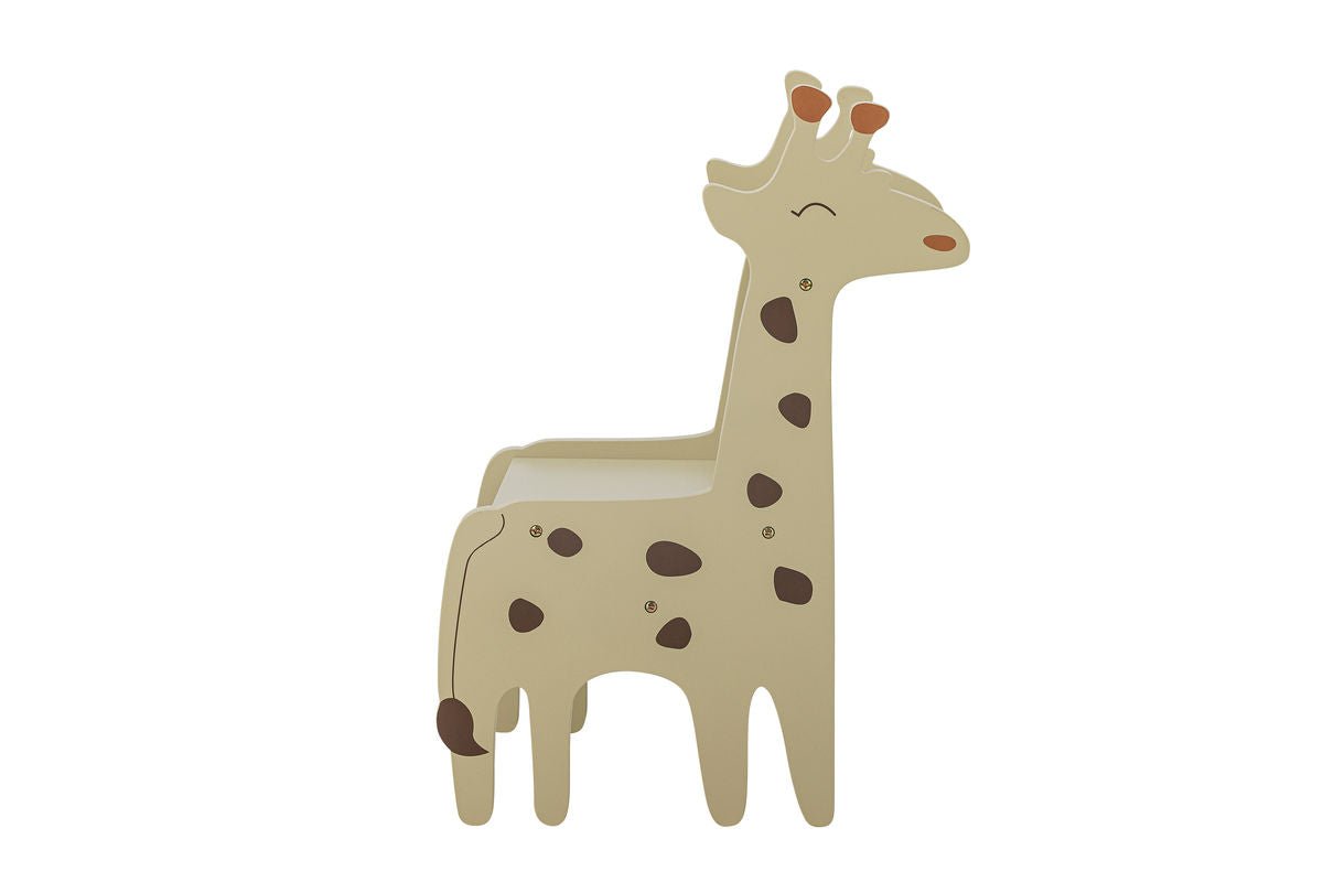 Detská stolička „Gigi“ – MDF s certifikáciou FSC® v prírodných a sivých odtieňoch