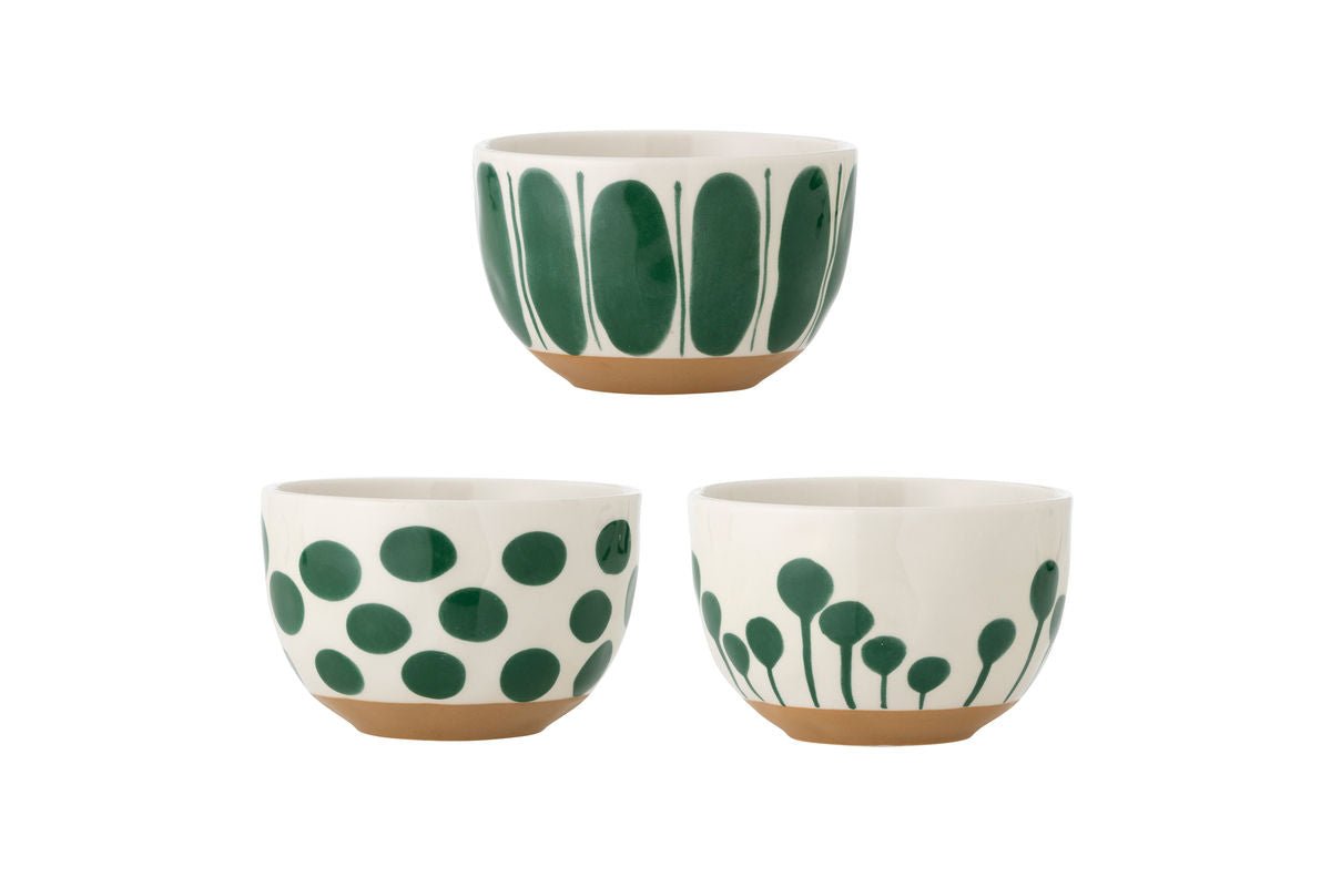 Miska Loréa – vyrobená z kameniny - sada 3 kusov