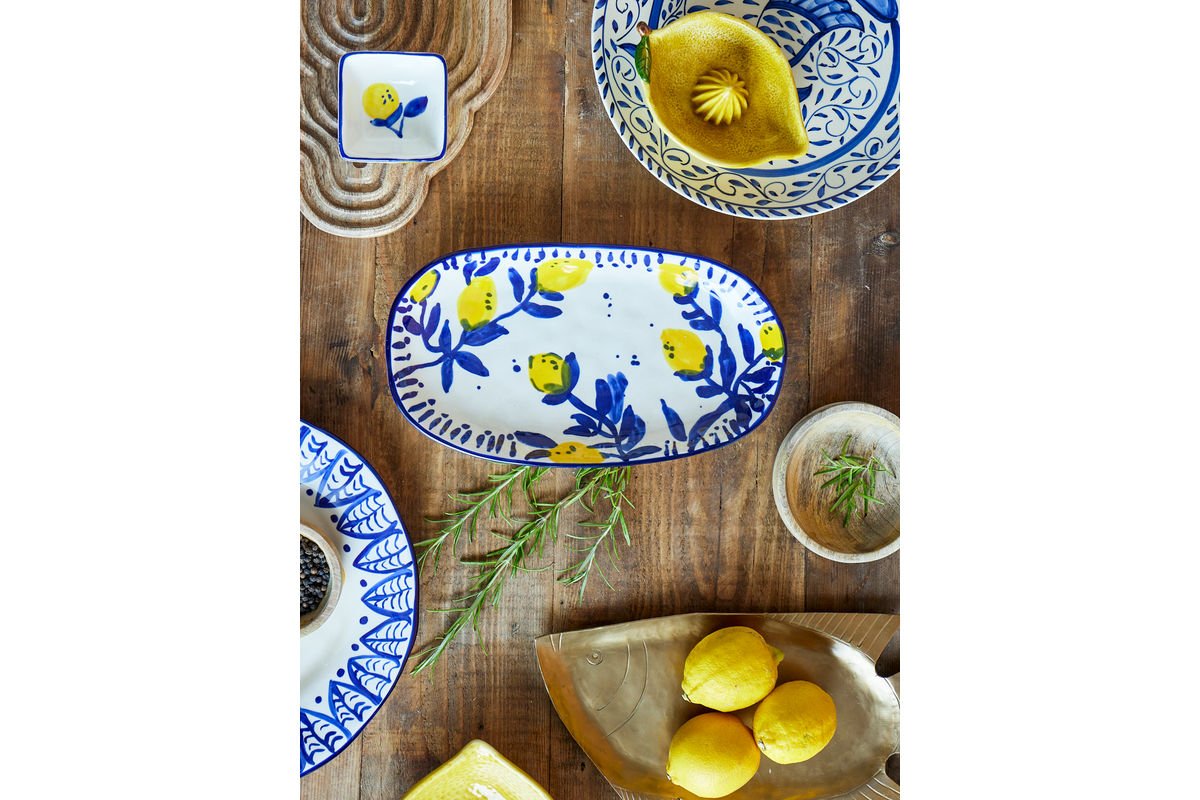 Servírovací tanier Mavik - vyrobený z kameniny