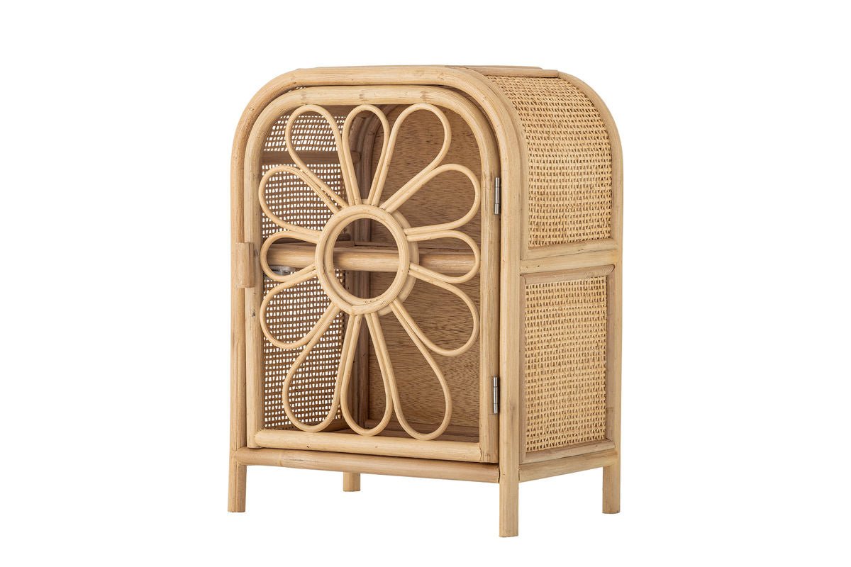 Detská komoda Ubud – kvetinový tvar z prírodného ratanu