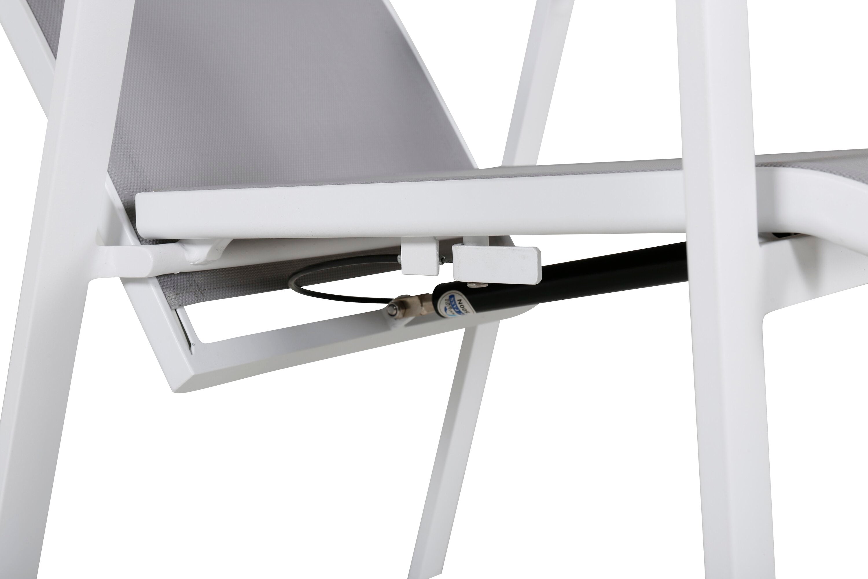 Sada 2 ks - Záhradná stolička Bossa z textilénu/hliníka