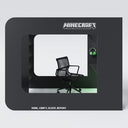 Minecraft Gaming-Hochbett BaseCamp XL mit Schreibtisch & Regal