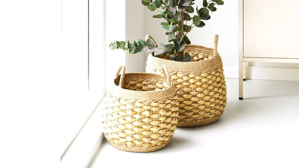 2-dielna súprava košov Shelly – v okrúhlom tvare