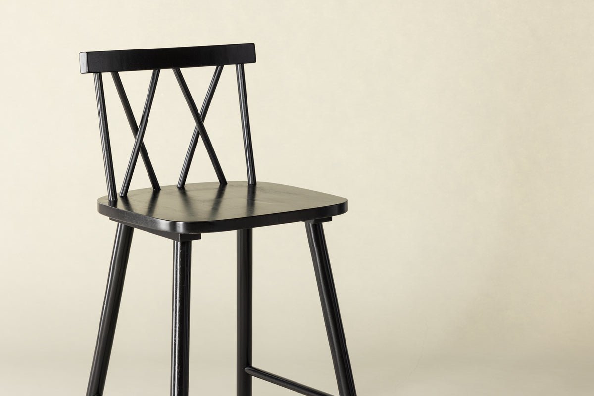 Sada 2 ks - Barové stoličky Möllner štíhly a štýlový dizajn v 3 farbách