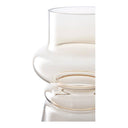 Vase Eleni – Rauchglas in sanftem Braun