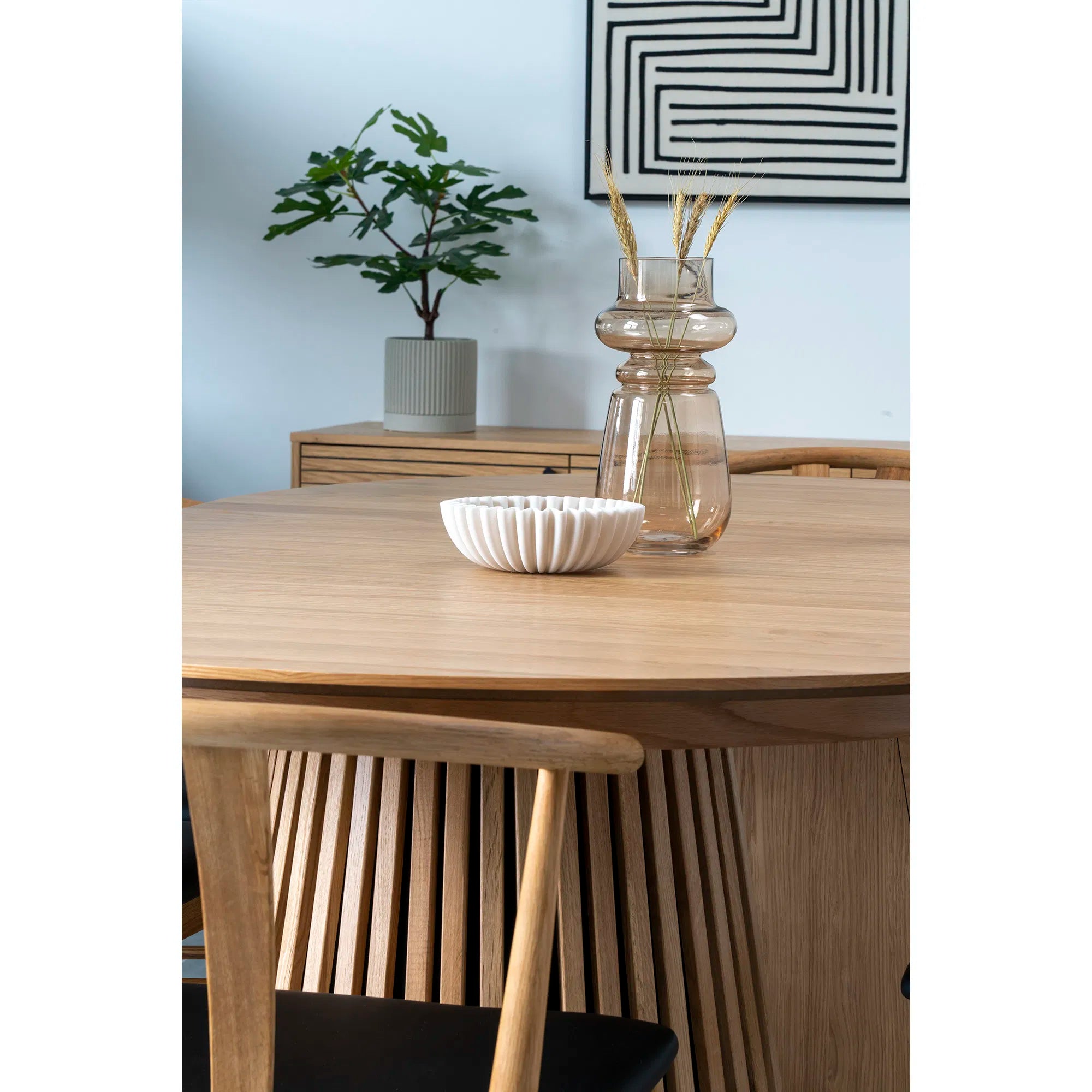 Schale „Mirella“ – Beige Polyresin-Design
