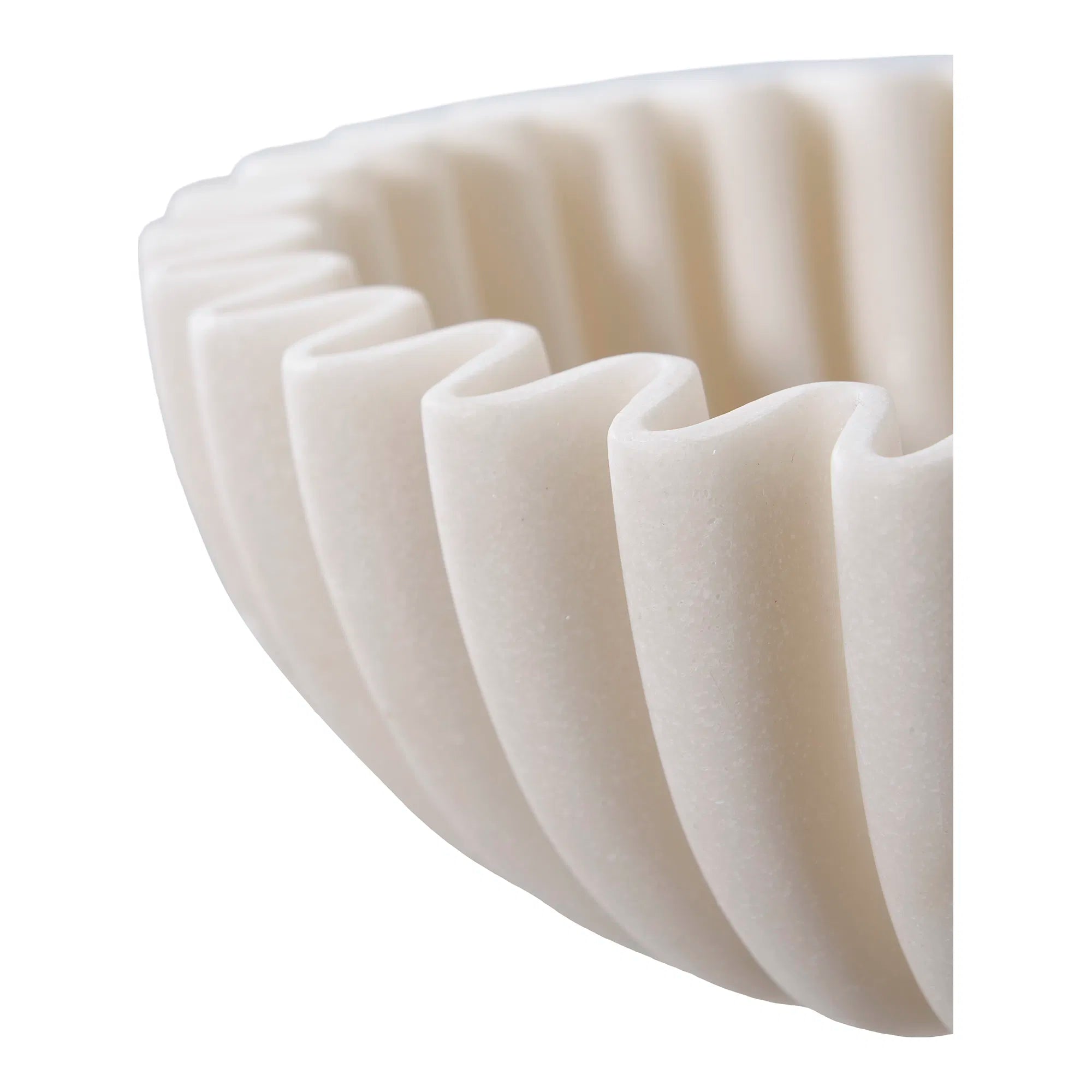 Schale „Mirella“ – Beige Polyresin-Design