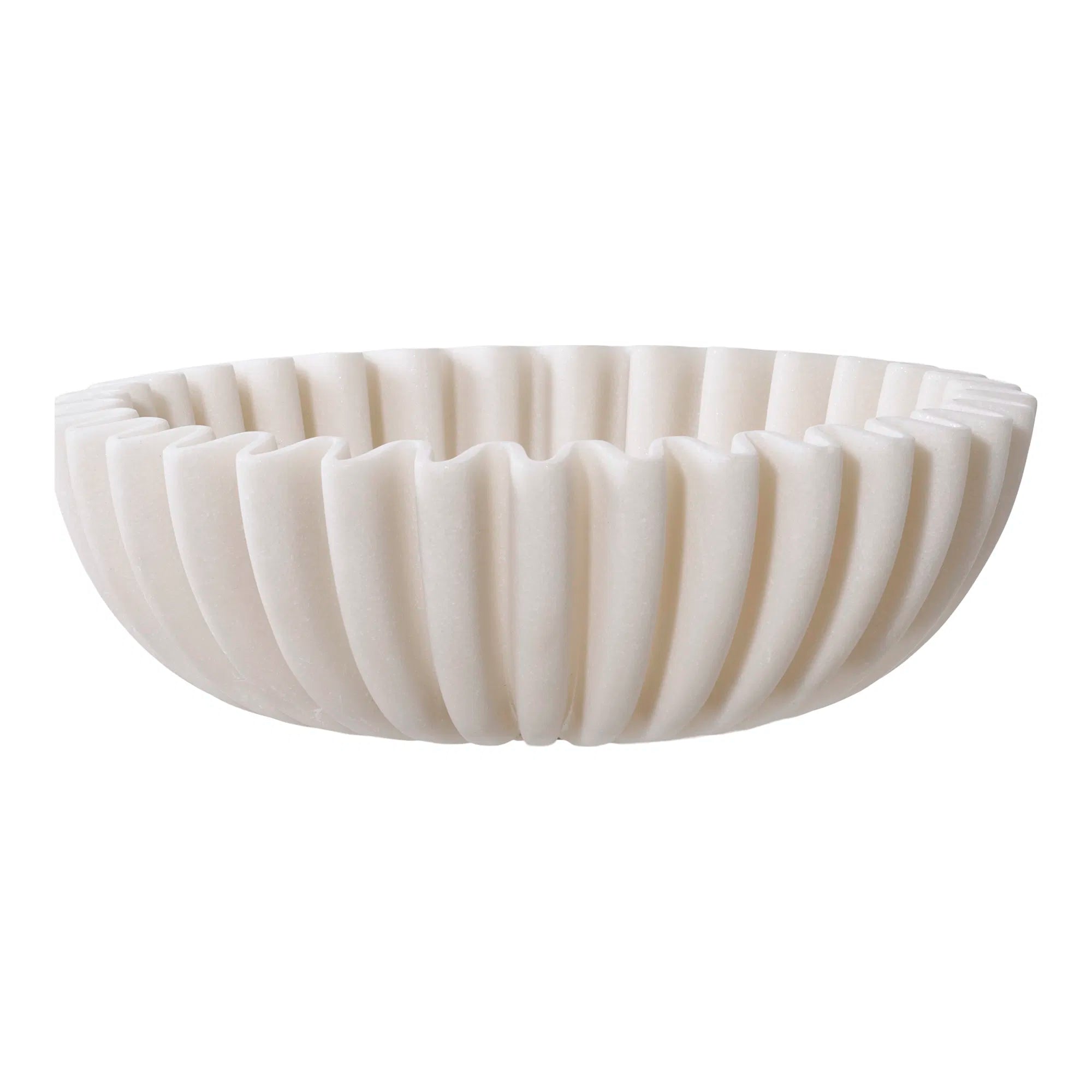Schale „Mirella“ – Beige Polyresin-Design