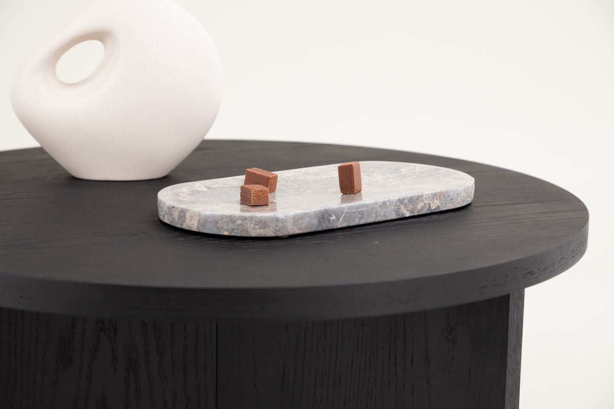 Konferenčný stolík Allan - s dreveným vzhľadom