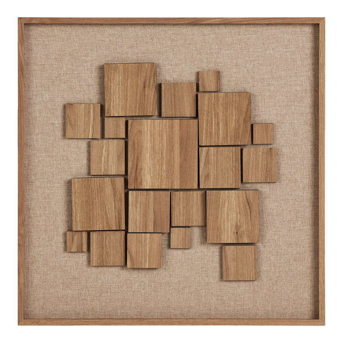 Wanddekoration Ruby - in quadratischer Form