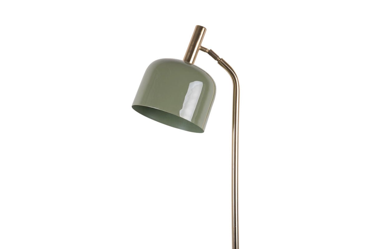 Stojacia lampa Norex – z železa s smaltovým povrchom
