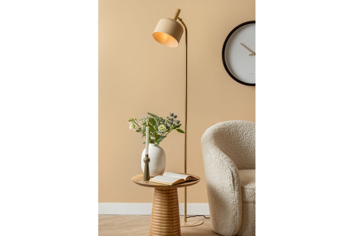 Stojacia lampa Norex – z železa s smaltovým povrchom