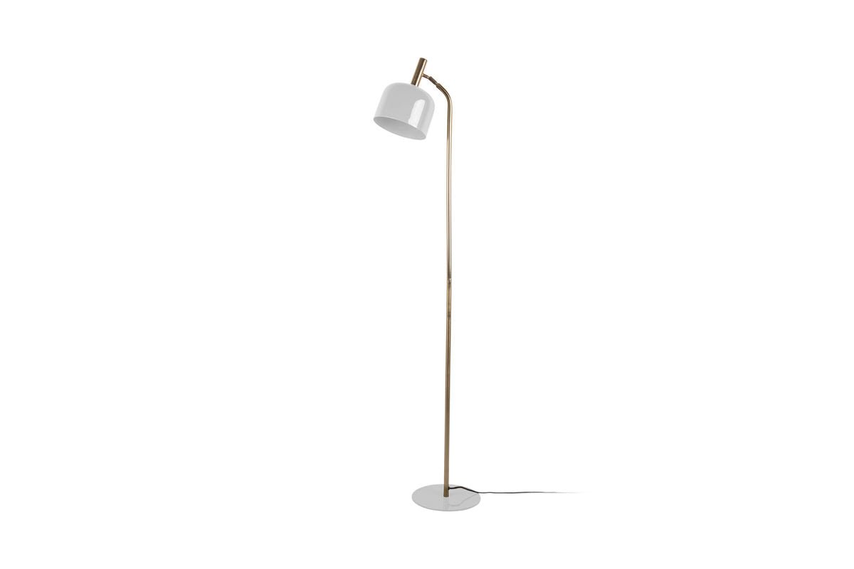 Stojacia lampa Norex – z železa s smaltovým povrchom