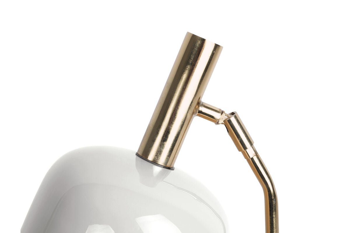 Stojacia lampa Norex – z železa s smaltovým povrchom