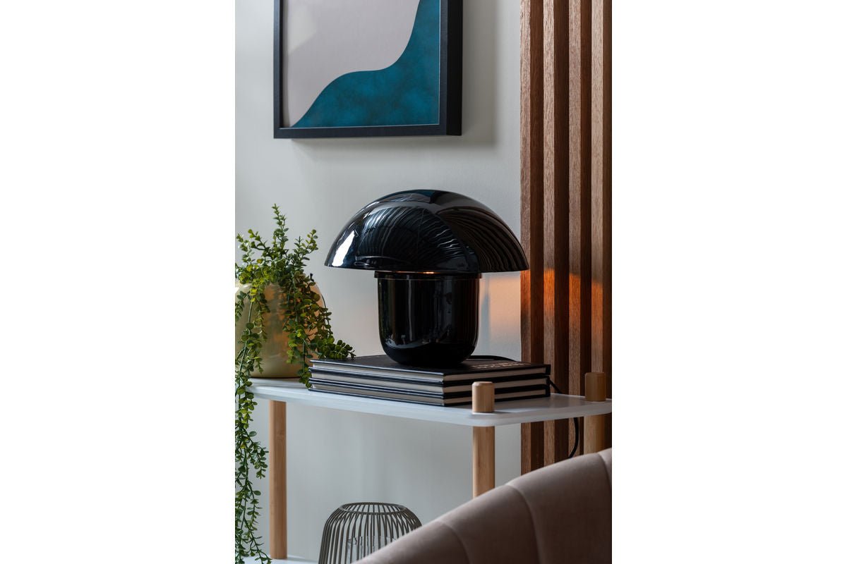 Stolná lampa Fungi - dizajnové svietidlo z železa v tvare huby