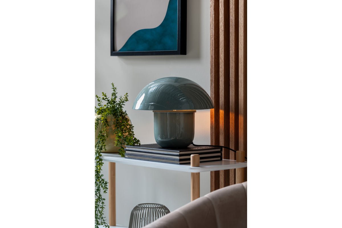 Stolná lampa Fungi - dizajnové svietidlo z železa v tvare huby