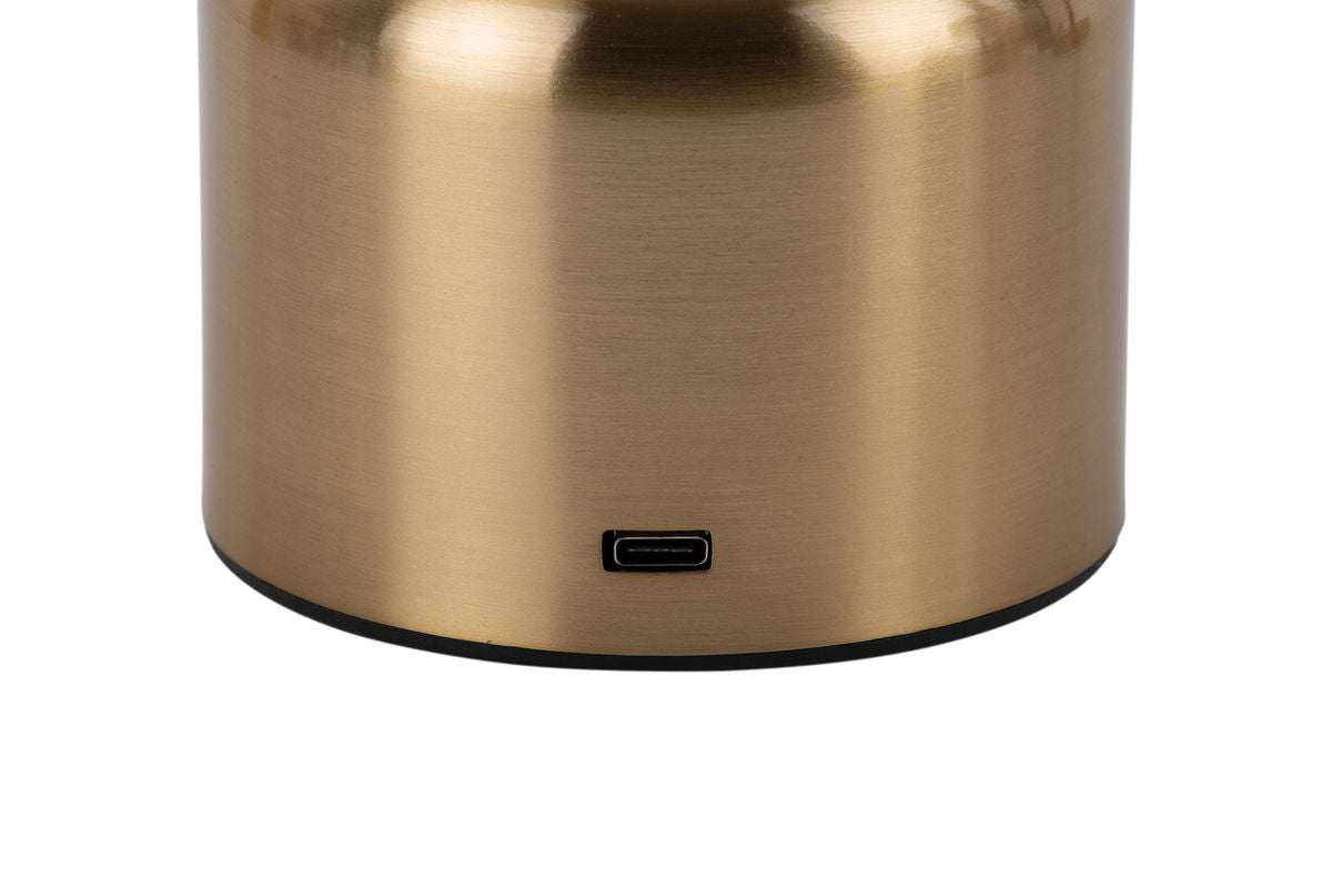 Stolná lampa Budapest - dizajnová lampa z železa s LED