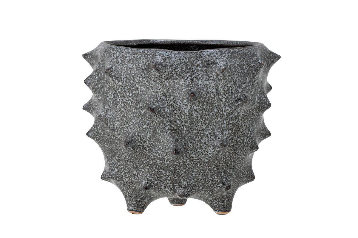 Kvetináč Mysterycastle – v tmavej sivej