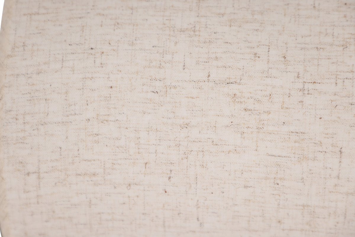 Stolná lampa „Fantasia“ – čierny betón stretáva tienidlo z béžovej ľanovej látky