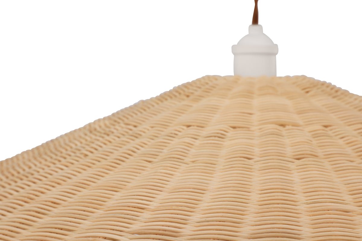 Závesné svietidlo „Messina“ – Pútavý doplnok z ratanu