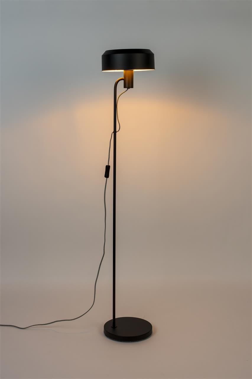 Stojacia lampa Landon – zo železa v Czarny