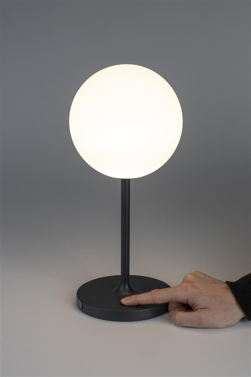Stolová lampa Hub – z polypropylénového plastu v Modrá
