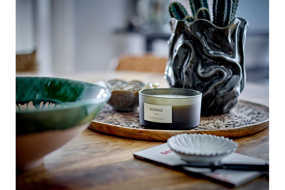 Miska Roxy – kamenina s reaktívnou glazúrou v Zelená