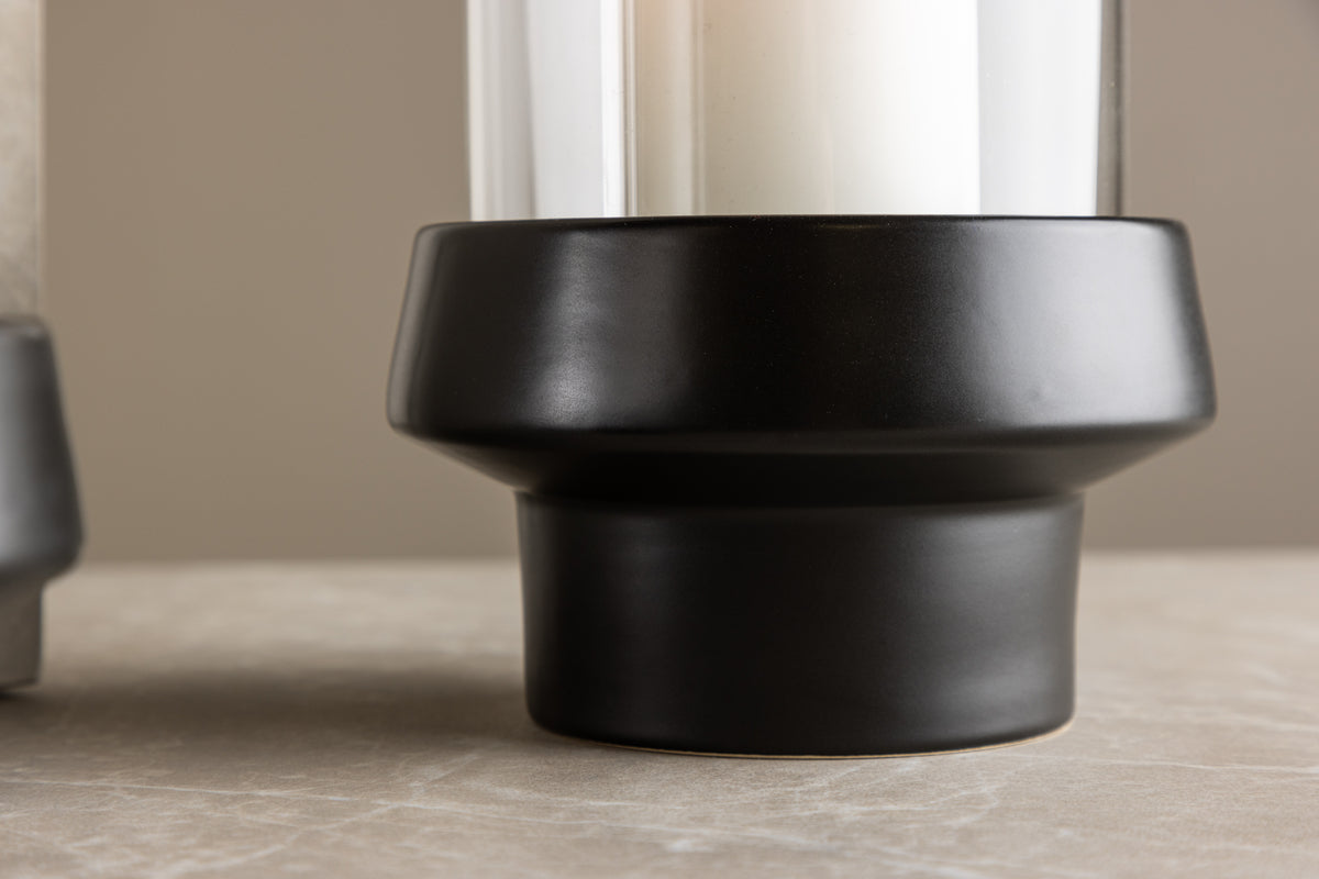 Lampa plameň - lampa zo skla a kameniny v rôznych farbách