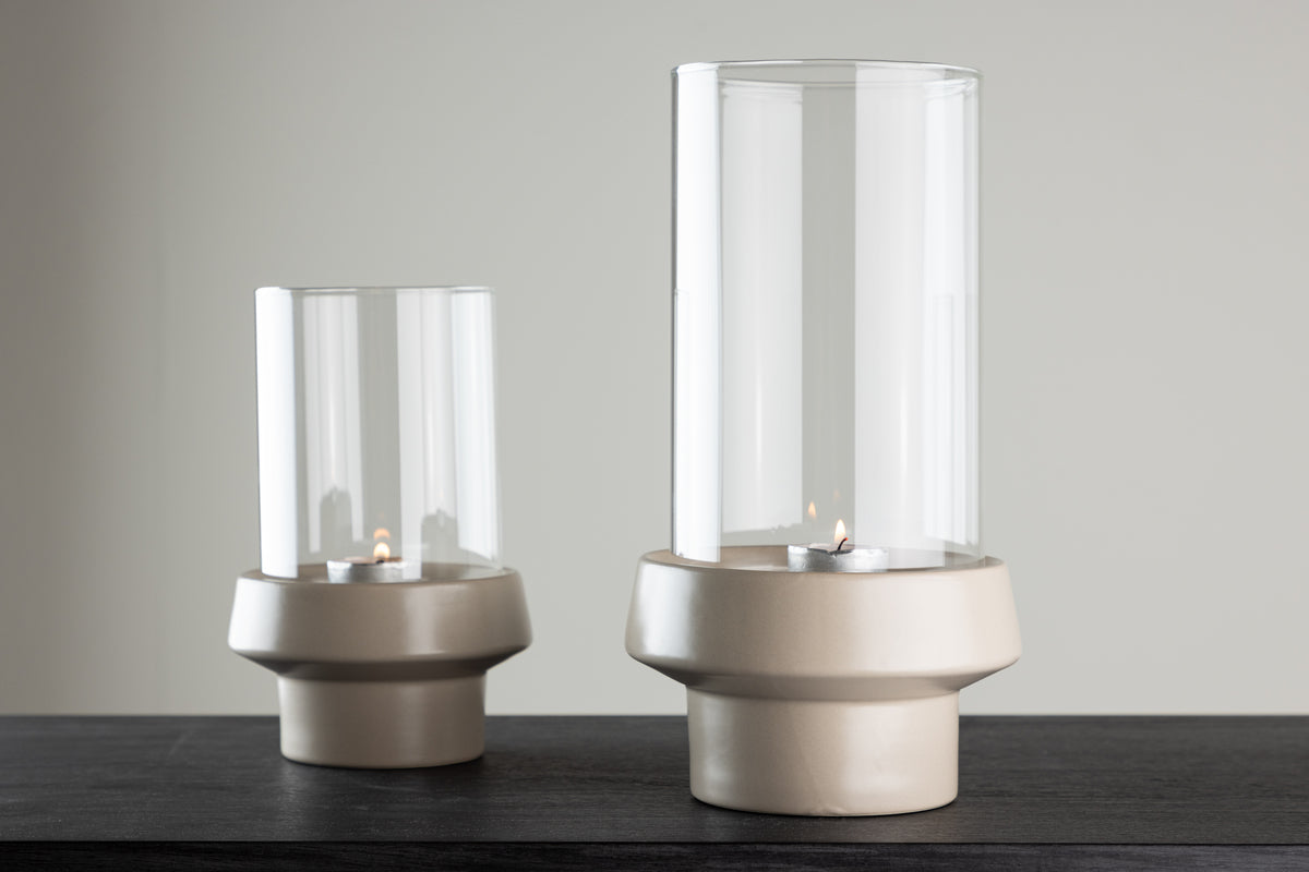 Lampa plameň - lampa zo skla a kameniny v rôznych farbách