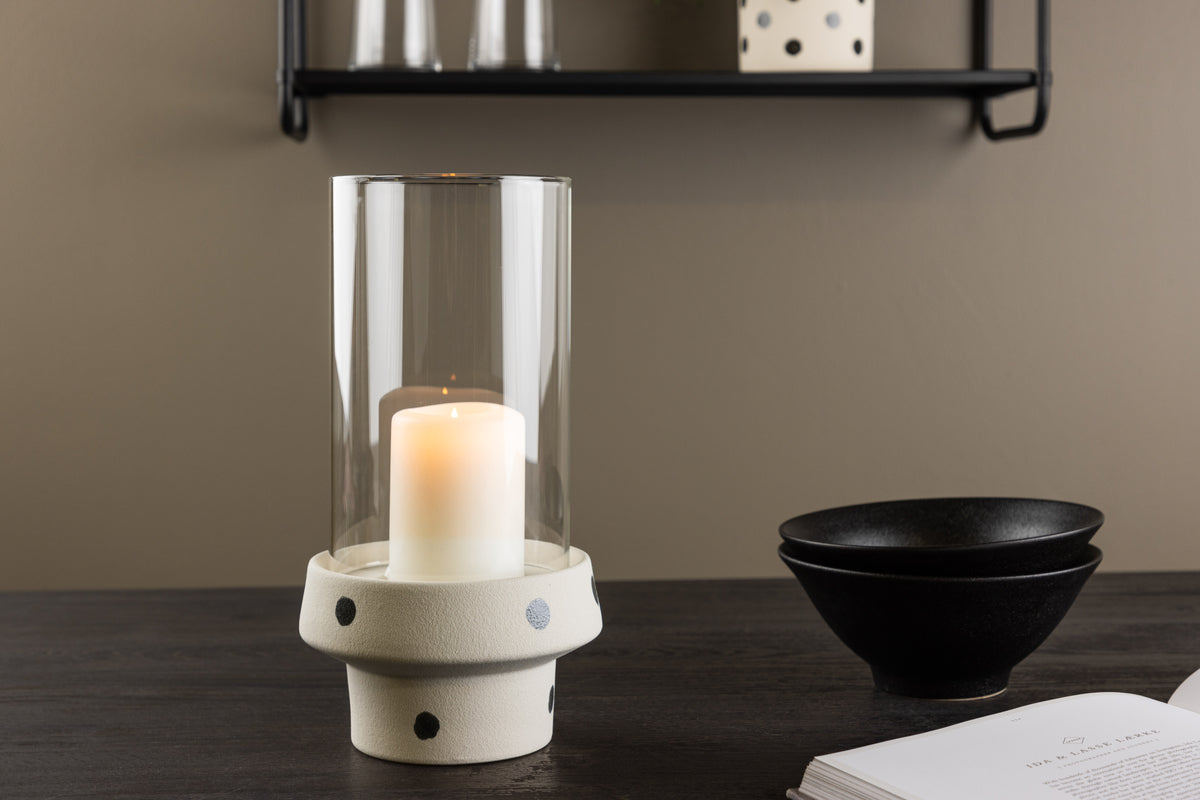 Lampa plameň - lampa zo skla a kameniny v rôznych farbách