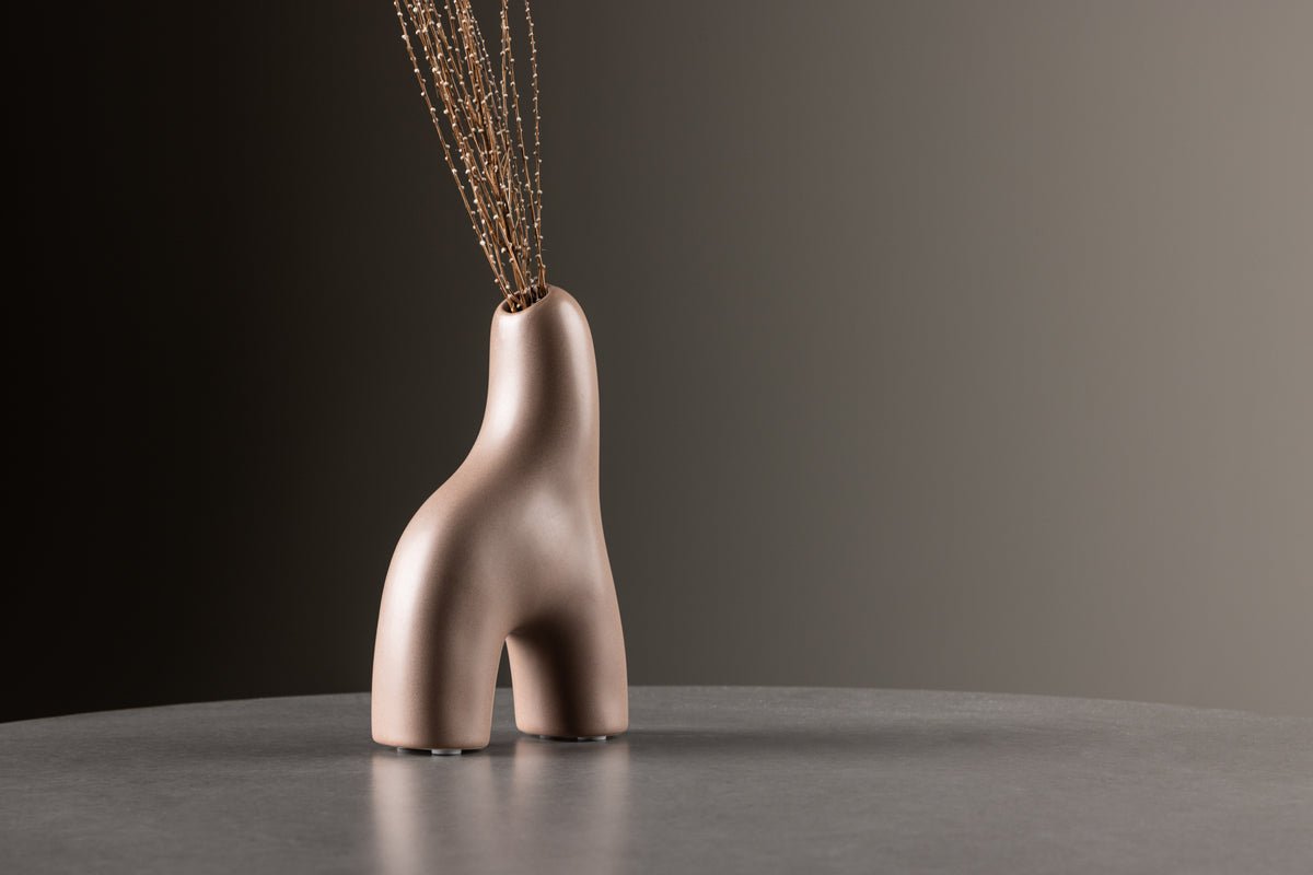 Váza Noara 16 cm – Sochársky dizajnový objekt z kameniny