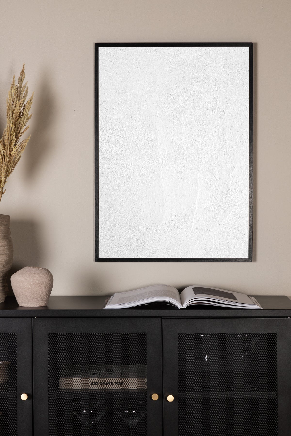 Poster Weißes Rauschen aus hochwertigem Papier