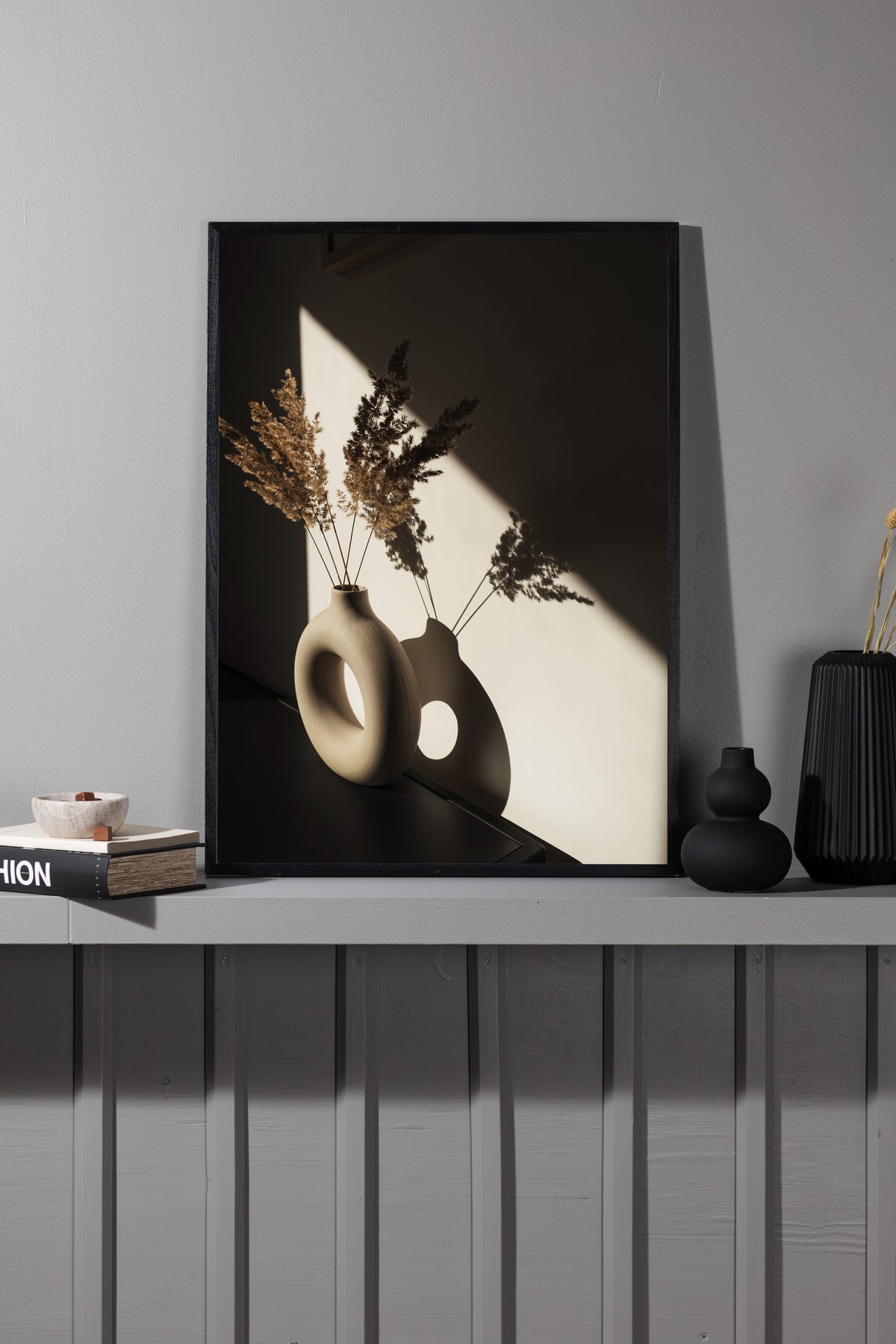 Plagát so siluetovým motívom z kvalitného papiera