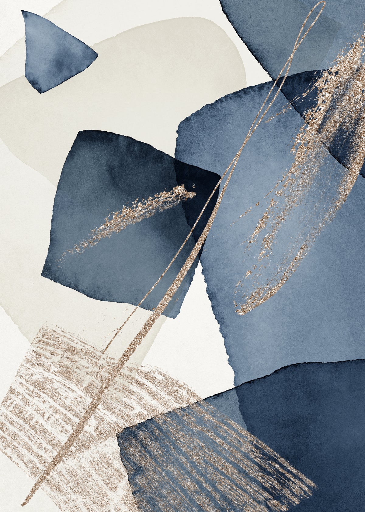 Plagát Bleu z kvalitného papiera