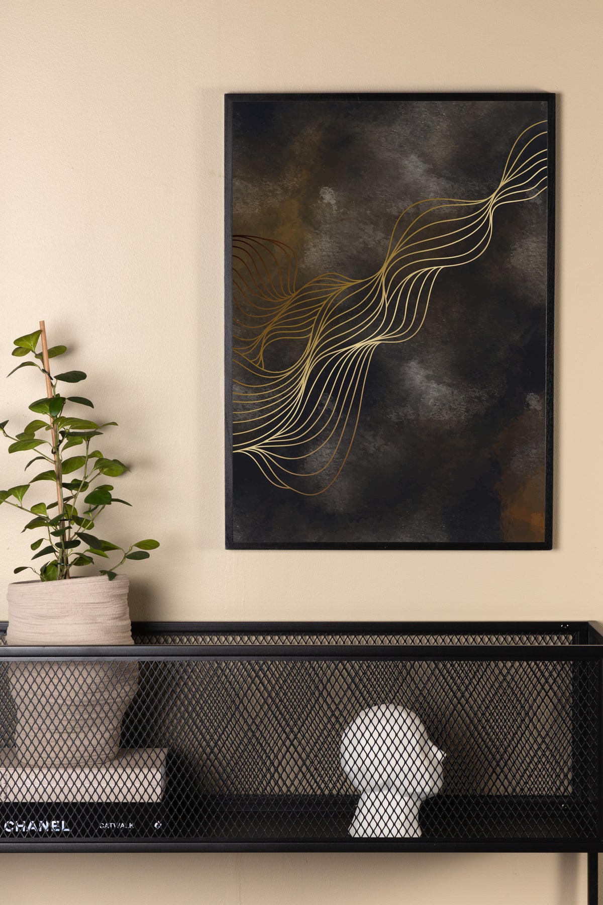 Poster Golden Dust aus hochwertigem Papier