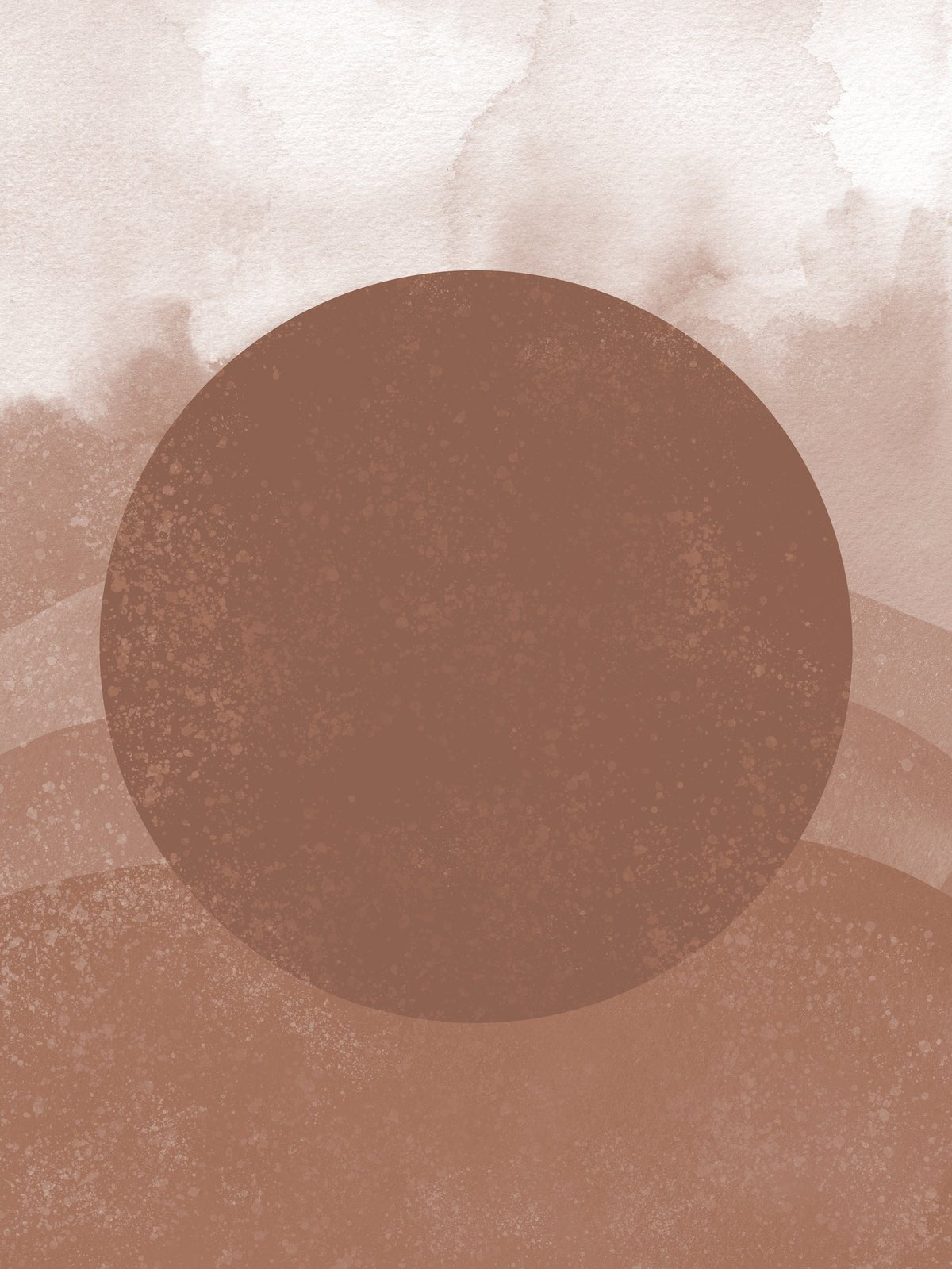 Plagát Concentric z kvalitného papiera