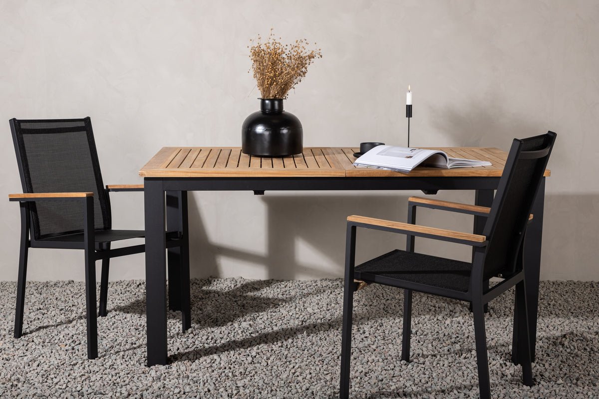 Záhradný stôl Lunea - rozťahovací jedálenský stôl na vonkajšie použitie