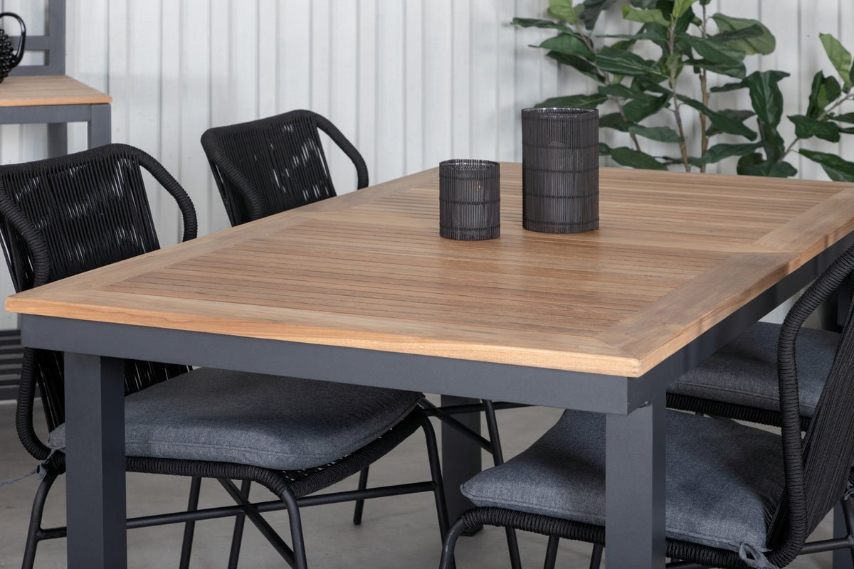 Záhradný stôl Lunea - rozťahovací jedálenský stôl na vonkajšie použitie