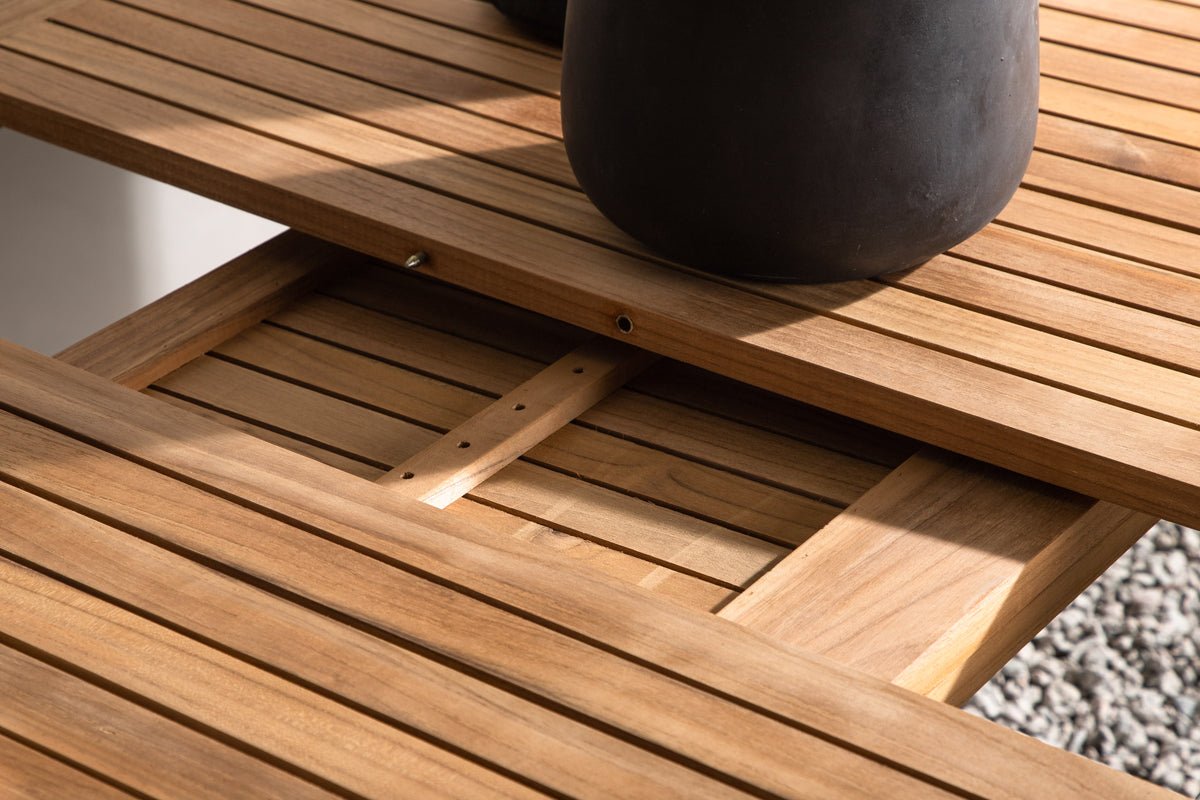 Záhradný stôl Lunea - rozťahovací jedálenský stôl na vonkajšie použitie