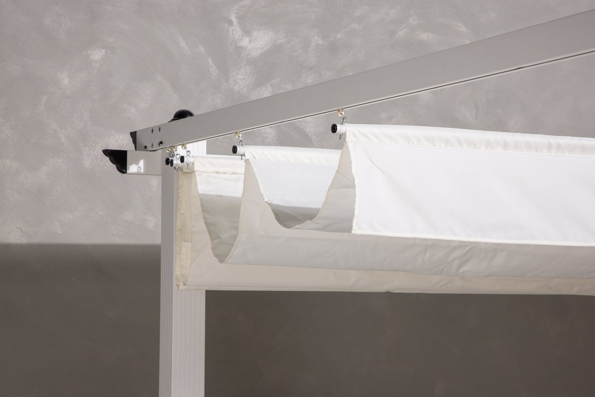 Záhradný altánok Cleo - s bielou polyesterovou strechou