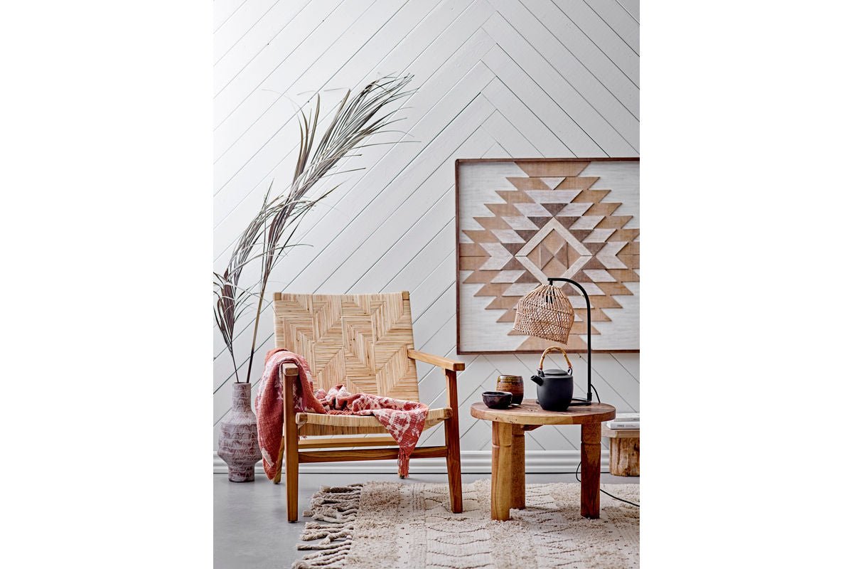 Prehoz Marona – batikový vzor v teplej hnedej