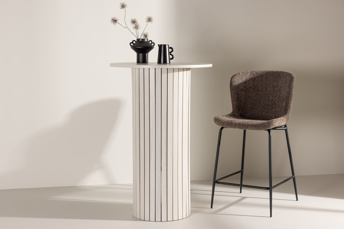 Jedálenský stôl Alira - okrúhly vysoký stôl